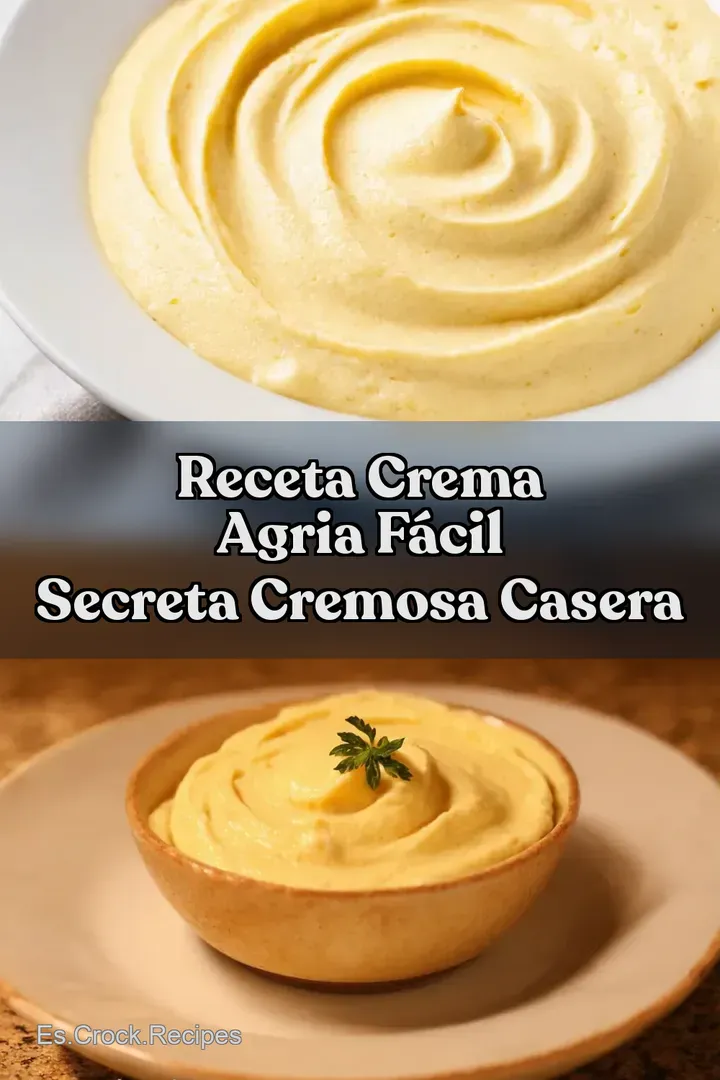Receta Crema Agria F&aacute;cil Secreta Cremosa Casera