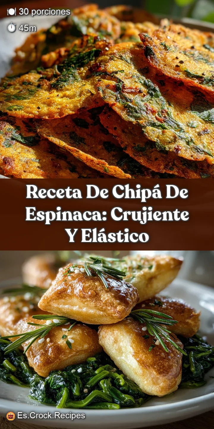 Close-up view of a freshly baked spinach chipa, revealing a soft, chewy texture and flecks of spinach throughout the golde...