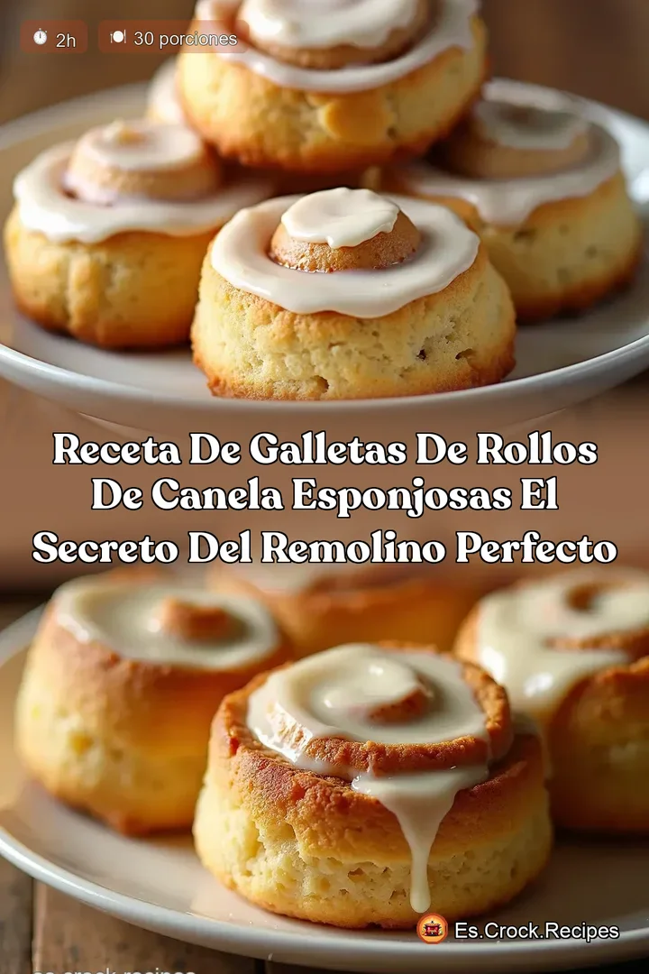 Receta de Galletas de Rollos de Canela Esponjosas El Secreto del Remolino Perfecto