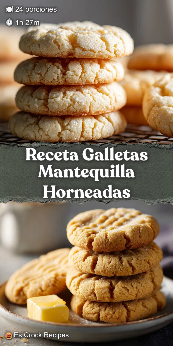 Close-up of a freshly baked butter cookie; edges are lightly browned, surface glistening with sugary perfection, promising...