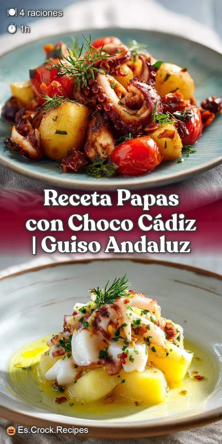 Close-up reveals the textural contrast: soft, yielding potato meets the slightly chewy, rich, inky cuttlefish. A seafood f...