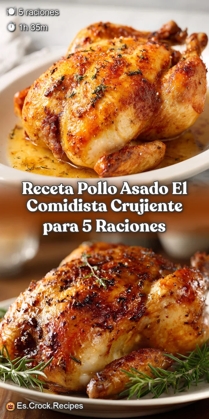 Close-up showcasing the crispy, caramelized skin of roasted chicken with herbs. Steam rises, hinting at its tender, juicy ...