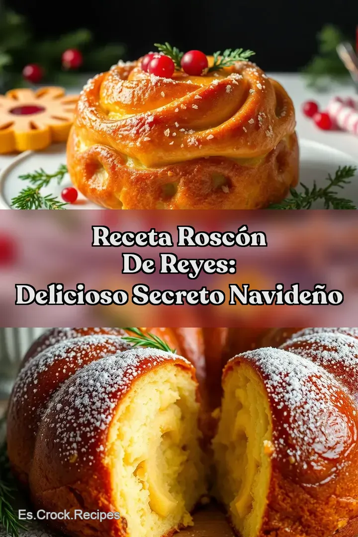 Receta Rosc&oacute;n de Reyes: Delicioso Secreto Navide&ntilde;o