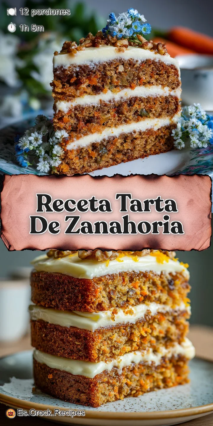 Close-up reveals the moist crumb of carrot cake, swirled cream cheese frosting. The warm spices & sweet flavors are almost...