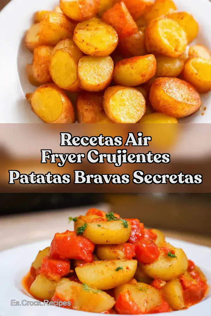 Recetas Air Fryer Crujientes Patatas Bravas Secretas