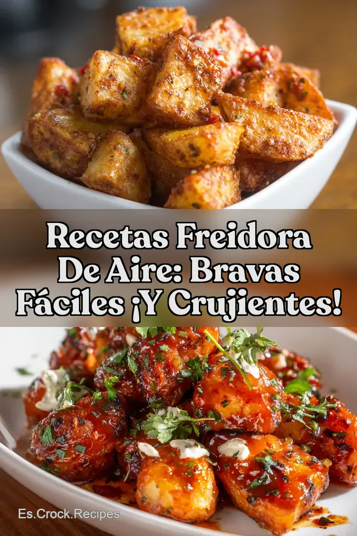 Recetas Freidora de Aire: Bravas F&aacute;ciles &iexcl;y Crujientes!