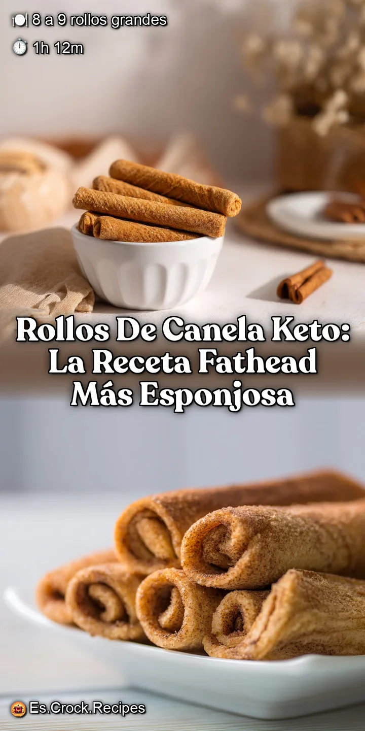 Rollos de Canela KETO: La Receta Fathead M&aacute;s Esponjosa