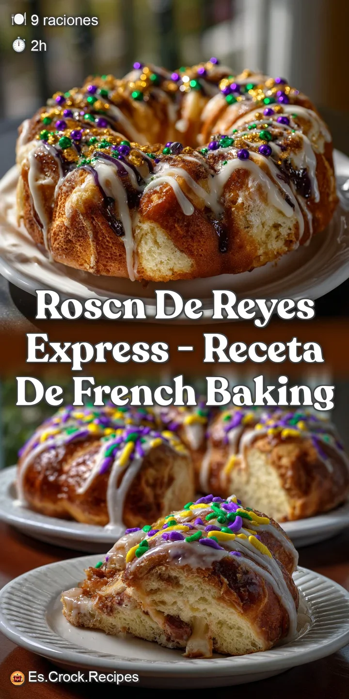 Roscn de reyes express - Receta de French Baking