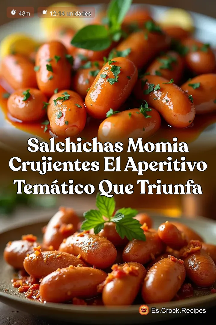 Salchichas Momia Crujientes El Aperitivo Tem&aacute;tico que Triunfa