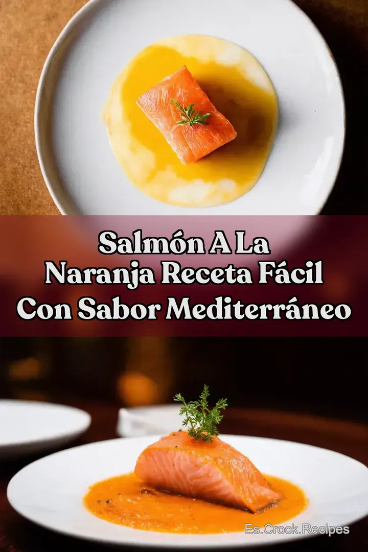 Salm&oacute;n a la Naranja Receta F&aacute;cil con Sabor Mediterr&aacute;neo
