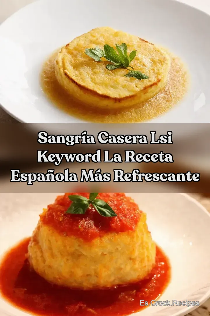 Sangr&iacute;a Casera LSI Keyword La Receta Espa&ntilde;ola M&aacute;s Refrescante
