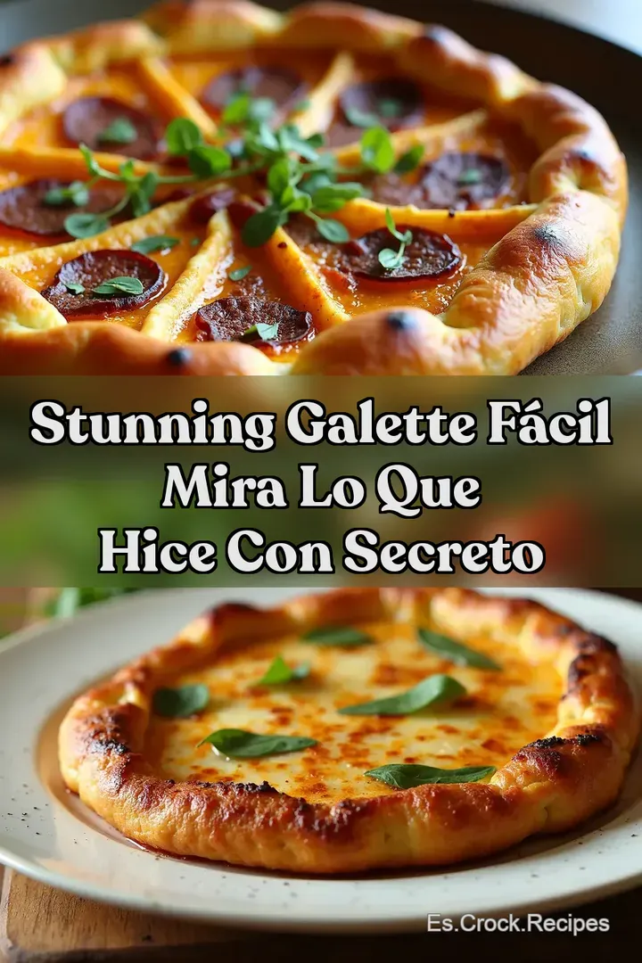 Stunning Galette F&aacute;cil MIRA LO QUE HICE CON Secreto