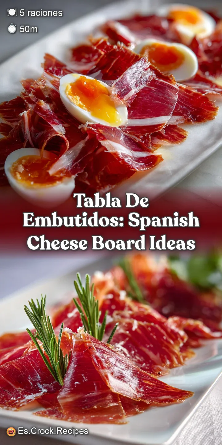 Close-up of glistening chorizo slices alongside creamy cheese and briny olives on a wooden board. An enticing appetizer sp...