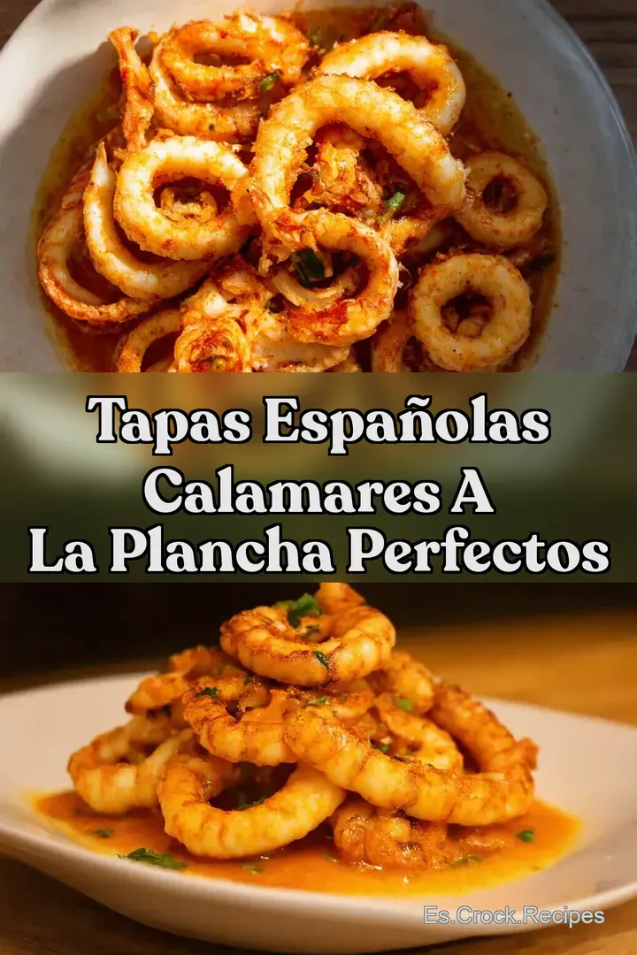 Tapas Espa&ntilde;olas Calamares a la Plancha Perfectos