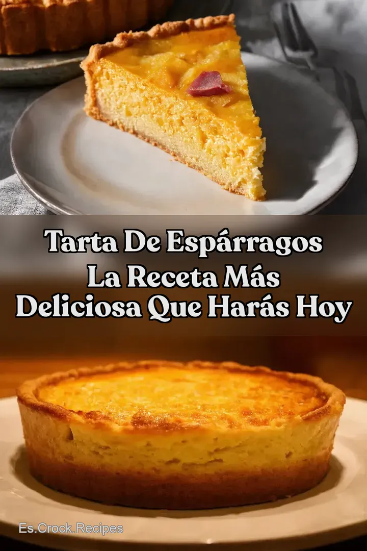 Tarta de Esp&aacute;rragos La Receta M&aacute;s Deliciosa Que Har&aacute;s Hoy