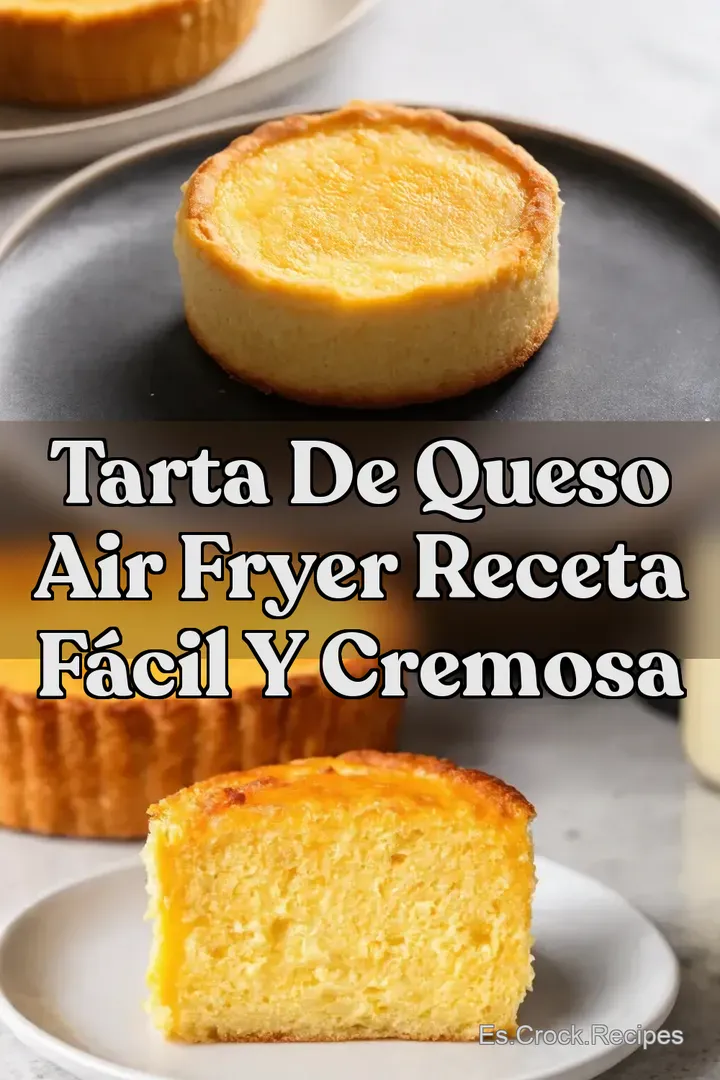 Tarta de Queso Air Fryer Receta F&aacute;cil y Cremosa