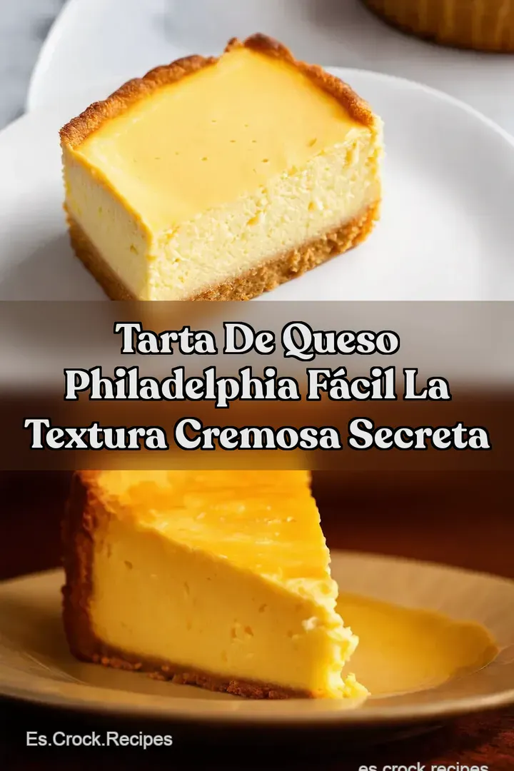 Tarta de Queso Philadelphia F&aacute;cil La Textura Cremosa Secreta