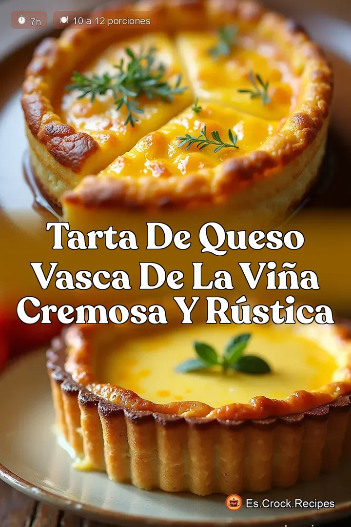 Tarta de Queso Vasca de La Vi&ntilde;a Cremosa y R&uacute;stica