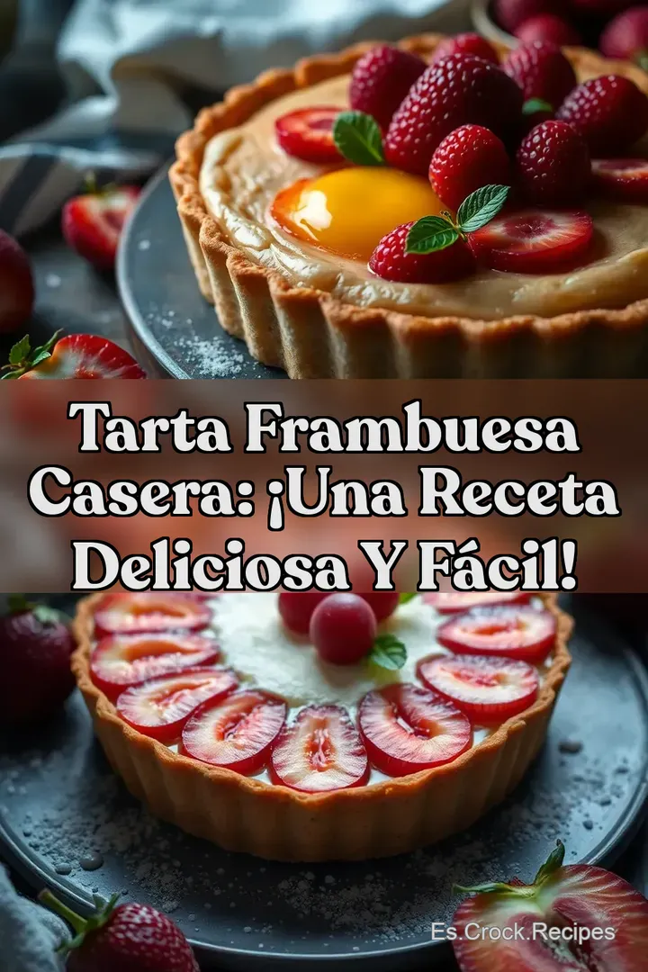 Tarta Frambuesa Casera: &iexcl;Una Receta Deliciosa y F&aacute;cil!