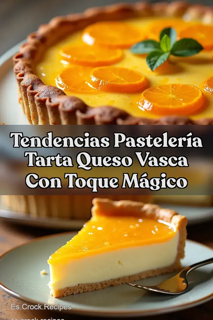 Tendencias Pasteler&iacute;a Tarta Queso Vasca con Toque M&aacute;gico