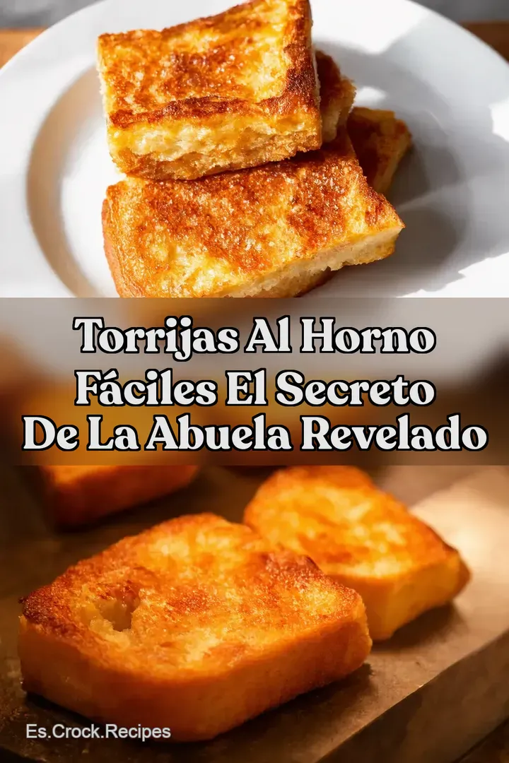 Torrijas al Horno F&aacute;ciles El Secreto de la Abuela Revelado