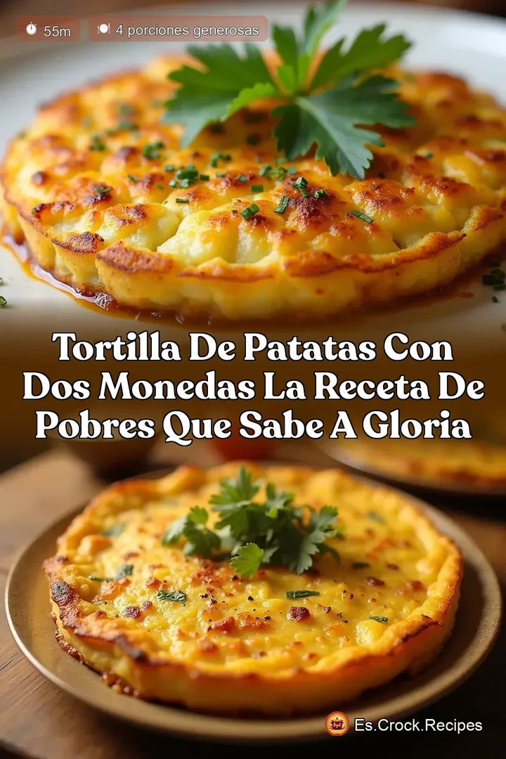 Tortilla de Patatas Con Dos Monedas La Receta de Pobres que Sabe a Gloria