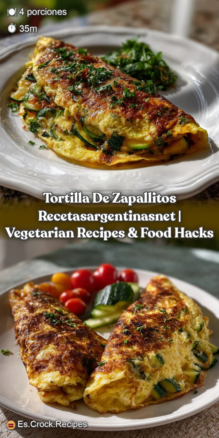 Tortilla de Zapallitos RecetasArgentinasnet | Vegetarian Recipes & Food Hacks
