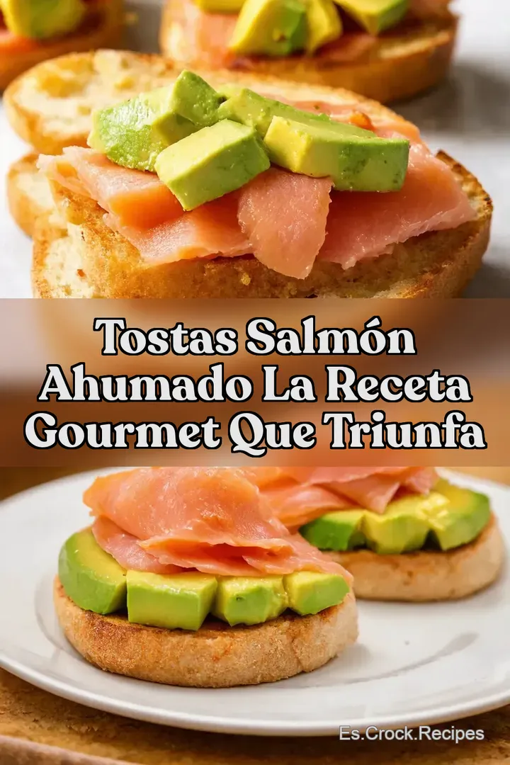 Tostas Salm&oacute;n Ahumado La Receta Gourmet que Triunfa