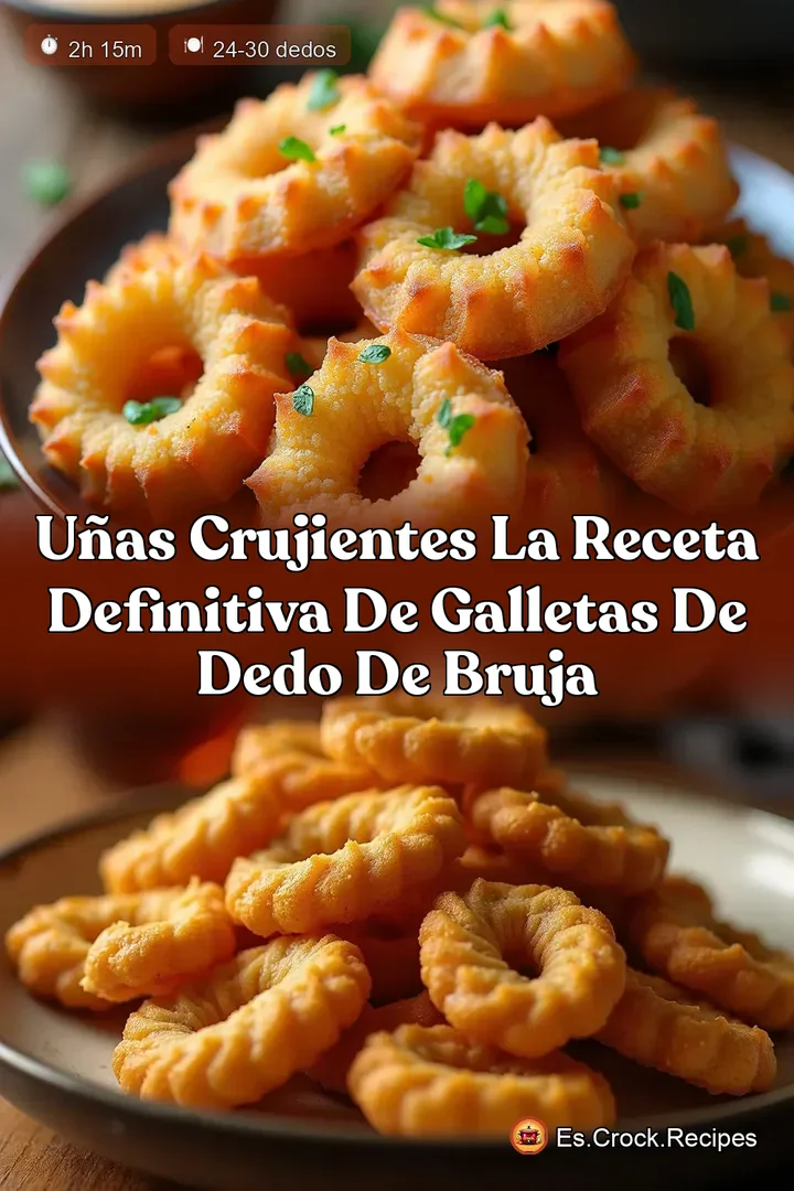 U&ntilde;as Crujientes La Receta Definitiva de Galletas de Dedo de Bruja