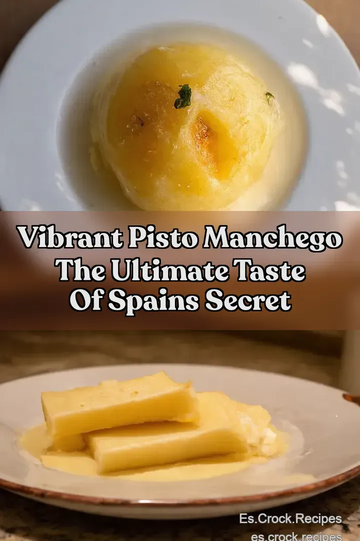 Vibrant Pisto Manchego The Ultimate Taste of Spains Secret