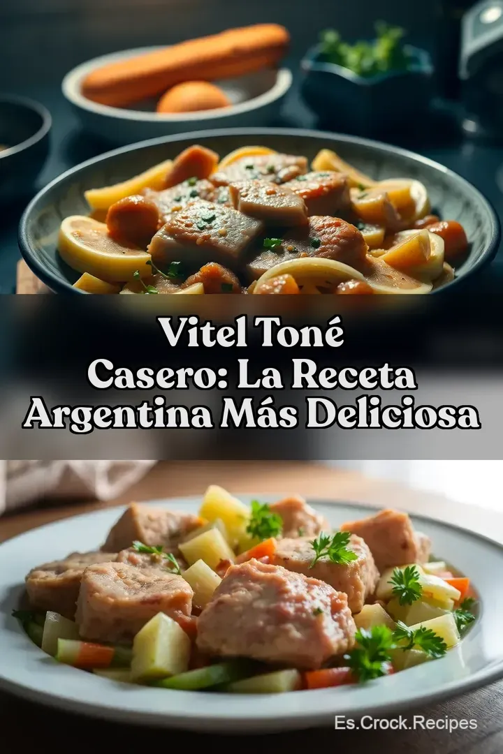 Vitel Ton&eacute; Casero: La Receta Argentina M&aacute;s Deliciosa