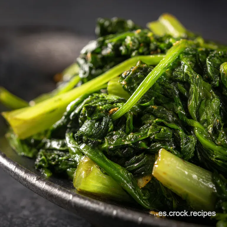 Acelgas Rehogadas a la Espa&ntilde;ola