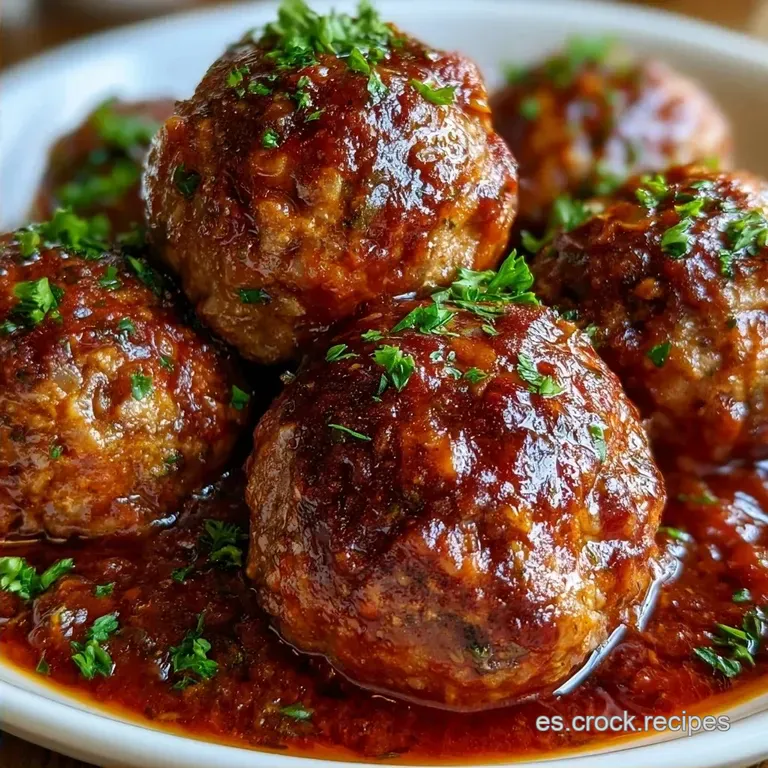 Alb&oacute;ndigas en Salsa Espa&ntilde;ola Jugosas