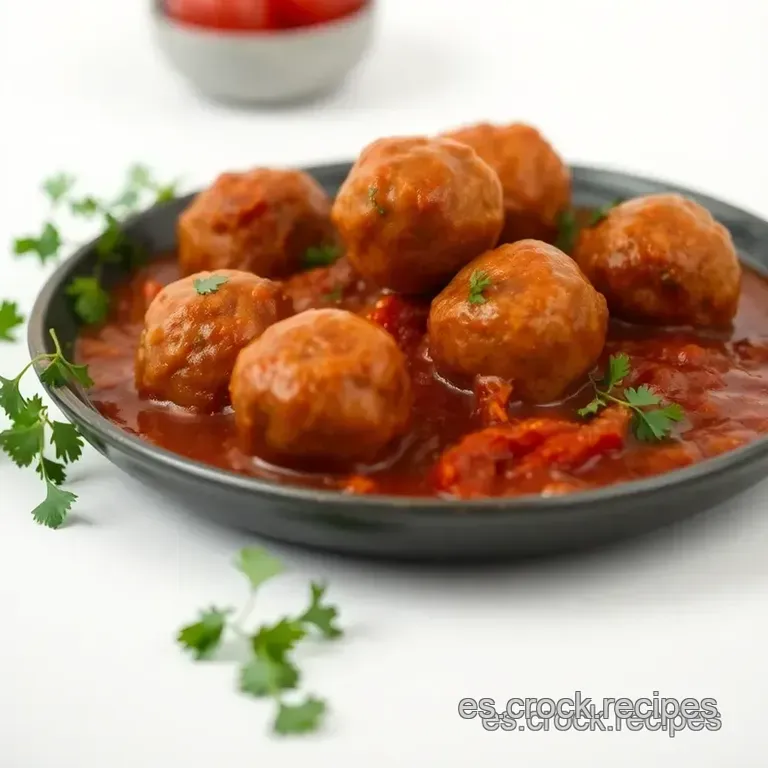 Albondigas En Salsa: the Ultimate Comfort Food presentation