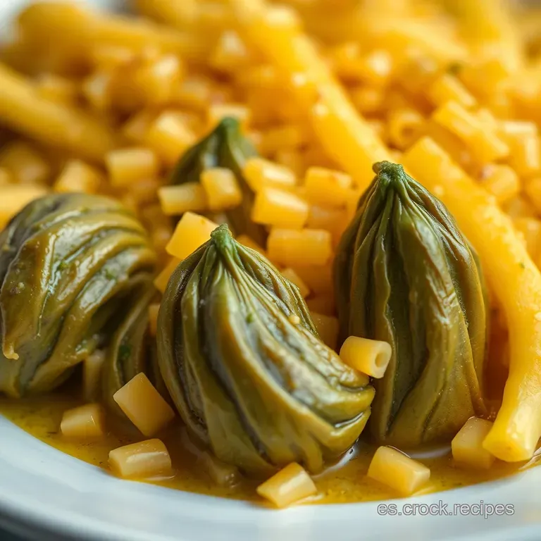 Alcachofas a La Espa&ntilde;ola: Corazones Tiernos presentation