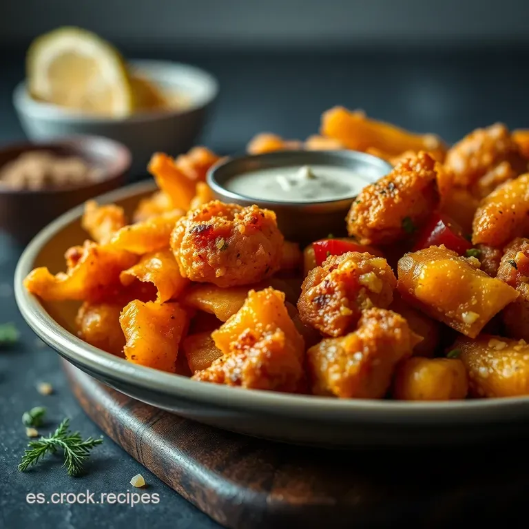 Alitas de Pollo al Ajillo Cruji-Power 