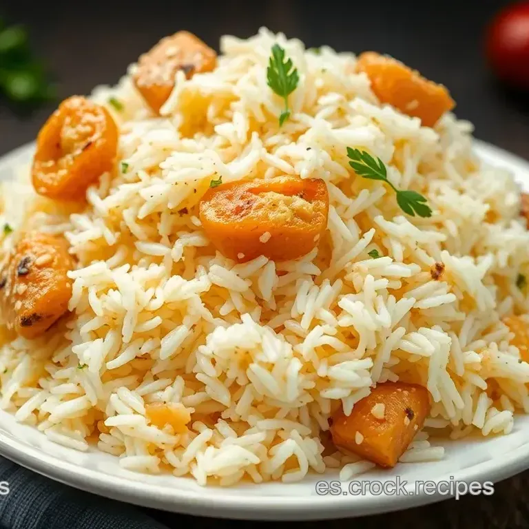 Arroz Basmati Especiado con Pollo y Almendras