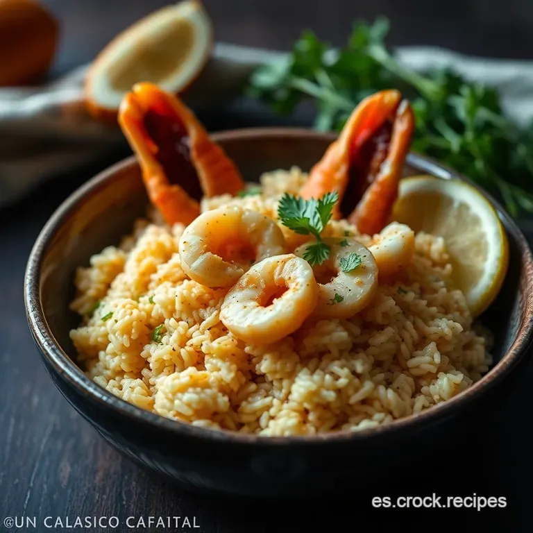 Arroz Con Calamares En Su Tinta presentation