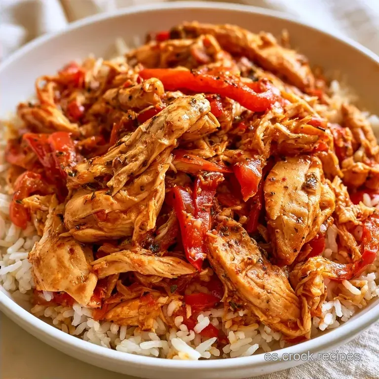 Arroz con Pollo Desmenuzado: Receta Casera