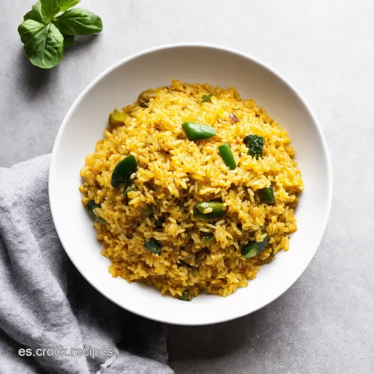 Arroz con Verduras a la Espa&ntilde;ola