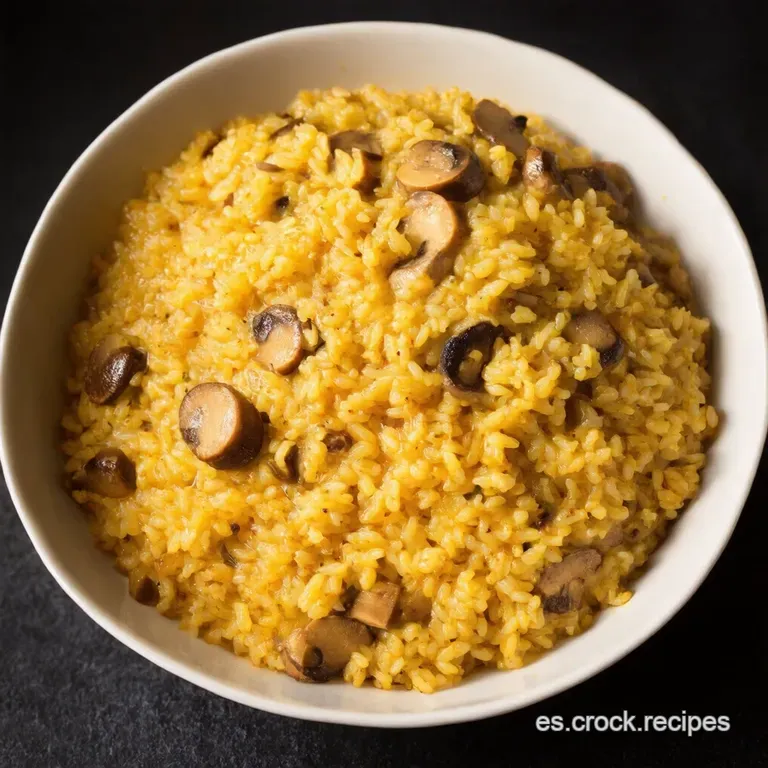 Arroz Meloso con Champi&ntilde;ones