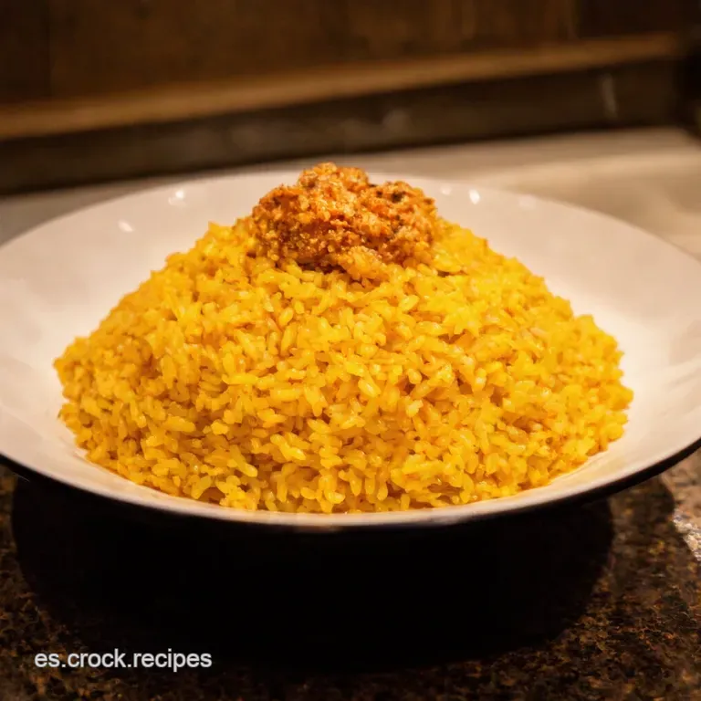 Arroz Tres Delicias Como El Del Restaurante Chino presentation