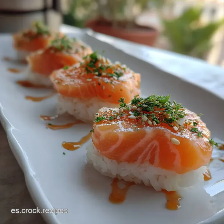 Receta del Arte del Sushi de Salm&oacute;n y Cocina Asi&aacute;tica