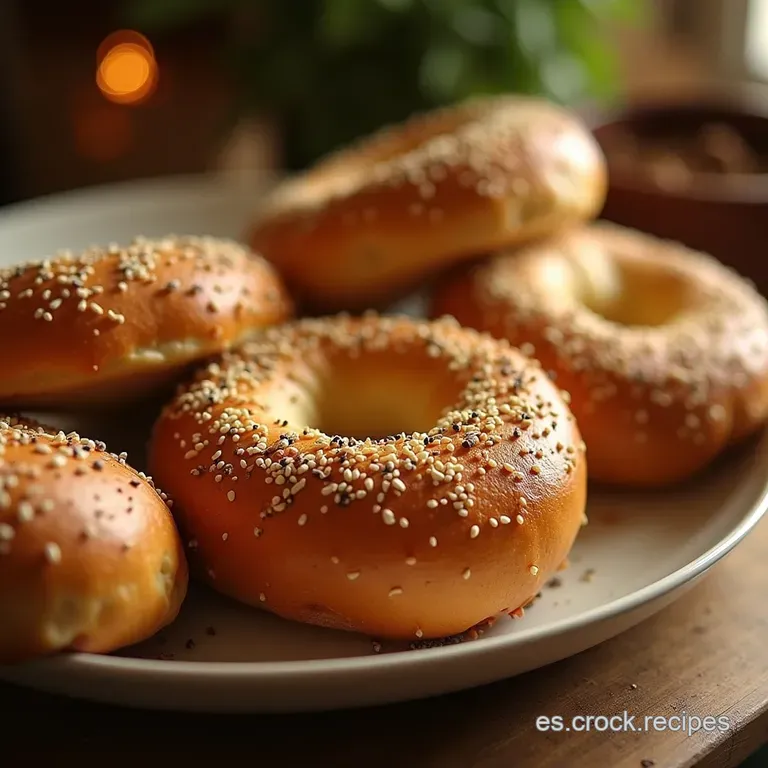 Bagels De Ensue&ntilde;o Sin Gluten El Bocado Perfecto Horneado Y Hervido presentation