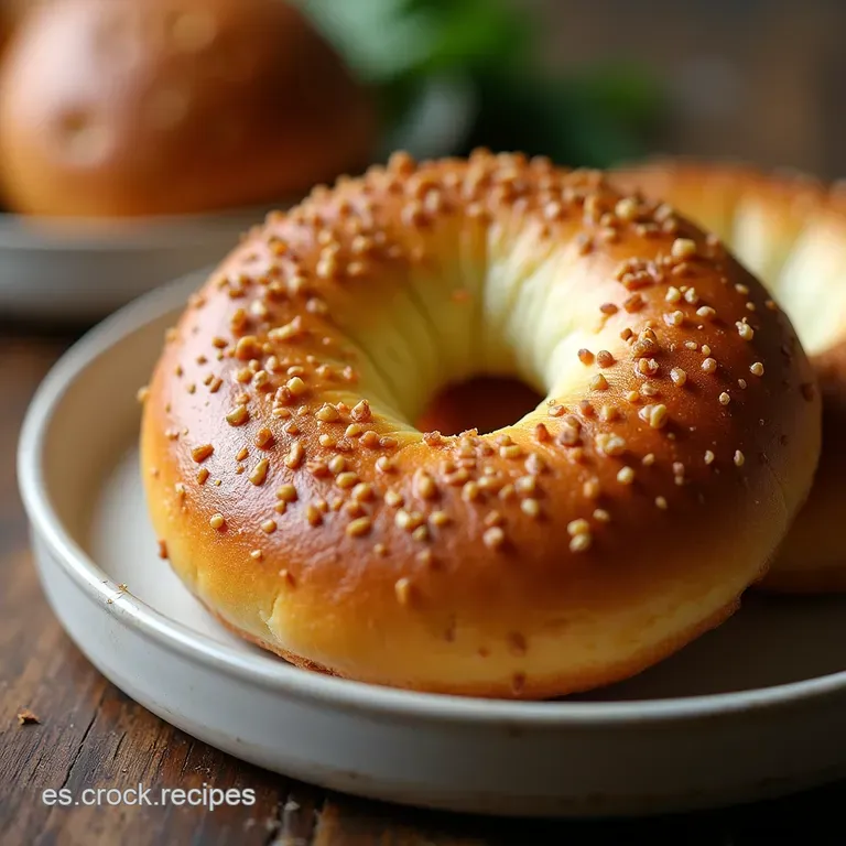 Bagels de Ensue&ntilde;o Sin Gluten El Bocado Perfecto Horneado y Hervido