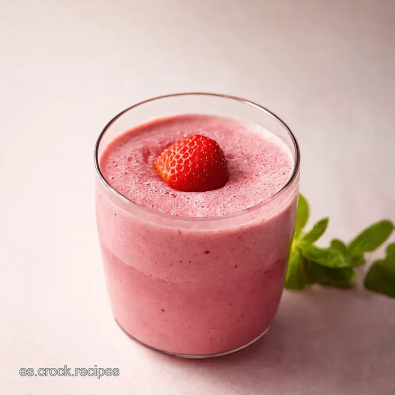 Batido de Fresa Cremoso El Cl&aacute;sico Renovado