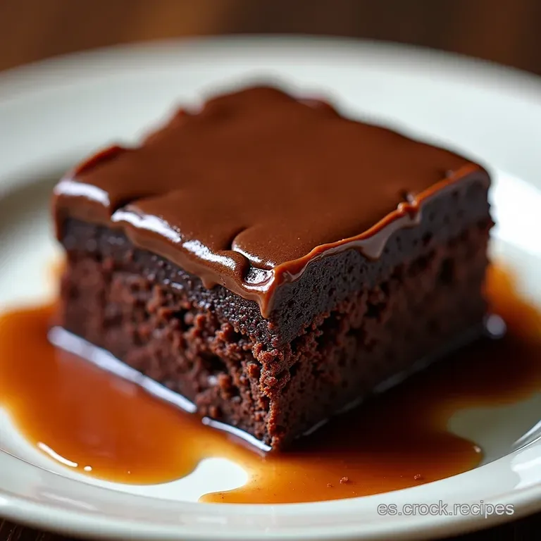 Bizcocho de Chocolate Intenso Un Cl&aacute;sico Reconfortante