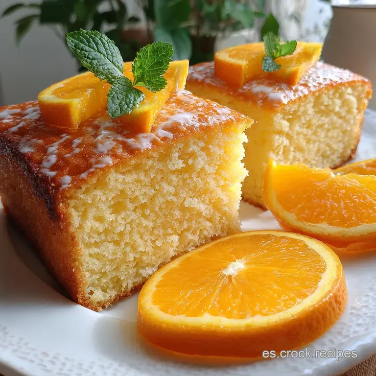 Bizcocho de Naranja Casero