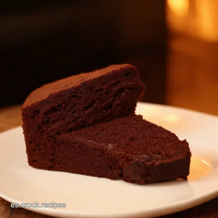 Bizcocho Imposible De Chocolate Magia En Tu Horno presentation