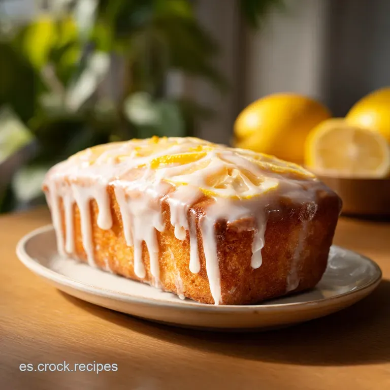 Bizcocho de Lim&oacute;n Glaseado Estilo Starbucks
